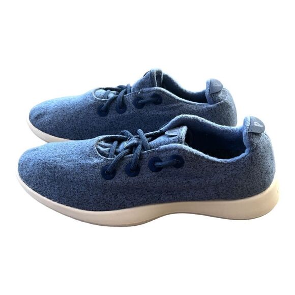 Allbirds Blue Wool Runner Sneakers - Picture 2 of 6